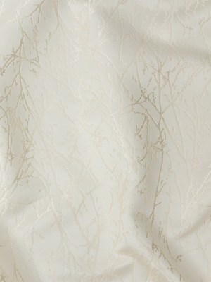 Polyester Jacquard – Ivory Wintry Branches – British Imported Polyester Jacquard – Ivory Wintry Branches – British Imported