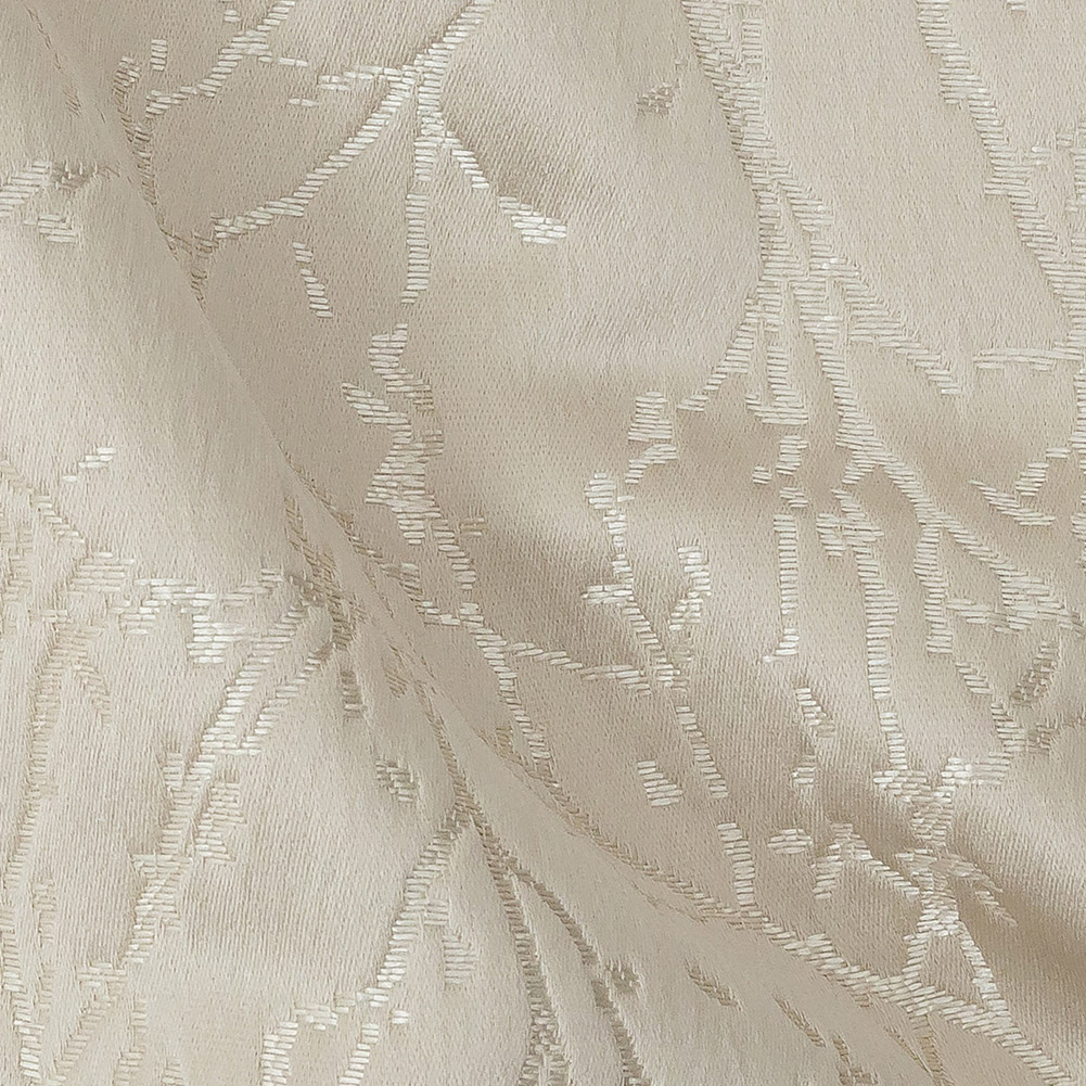 Polyester Jacquard – Taupe Wintry Branches – British Imported Polyester Jacquard – Taupe Wintry Branches – British Imported
