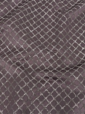 Drapery Jacquard – Amethyst Moroccan Quatrefoil – British Imported Drapery Jacquard – Amethyst Moroccan Quatrefoil – British Imported