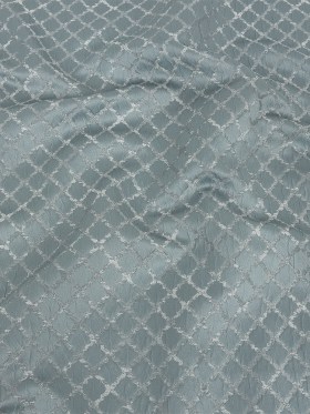 Drapery Jacquard – Ice Moroccan Quatrefoil – British Imported Drapery Jacquard – Ice Moroccan Quatrefoil – British Imported