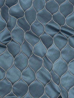 Satin-Faced Drapery Jacquard – Danube Ogees – British Imported Satin-Faced Drapery Jacquard – Danube Ogees – British Imported