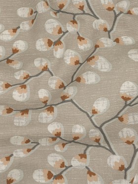 Cotton Canvas Print – Rust Prairie Willows – British Imported Cotton Canvas Print – Rust Prairie Willows – British Imported