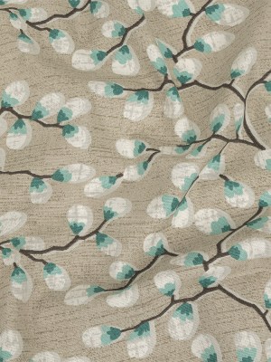 Cotton Canvas Print – Seafoam Prairie Willows – British Imported Cotton Canvas Print – Seafoam Prairie Willows – British Imported