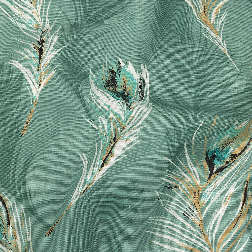 Cotton Canvas Print – Spa Feathers – British Imported Cotton Canvas Print – Spa Feathers – British Imported