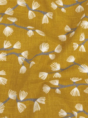 Cotton Canvas Print – Sunflower Japanese Blooms – British Imported Cotton Canvas Print – Sunflower Japanese Blooms – British Imported