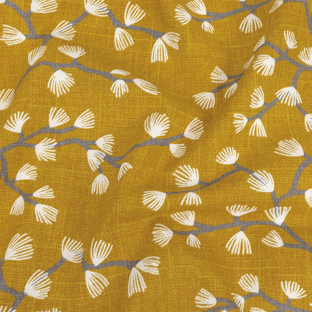 Cotton Canvas Print – Sunflower Japanese Blooms – British Imported Cotton Canvas Print – Sunflower Japanese Blooms – British Imported