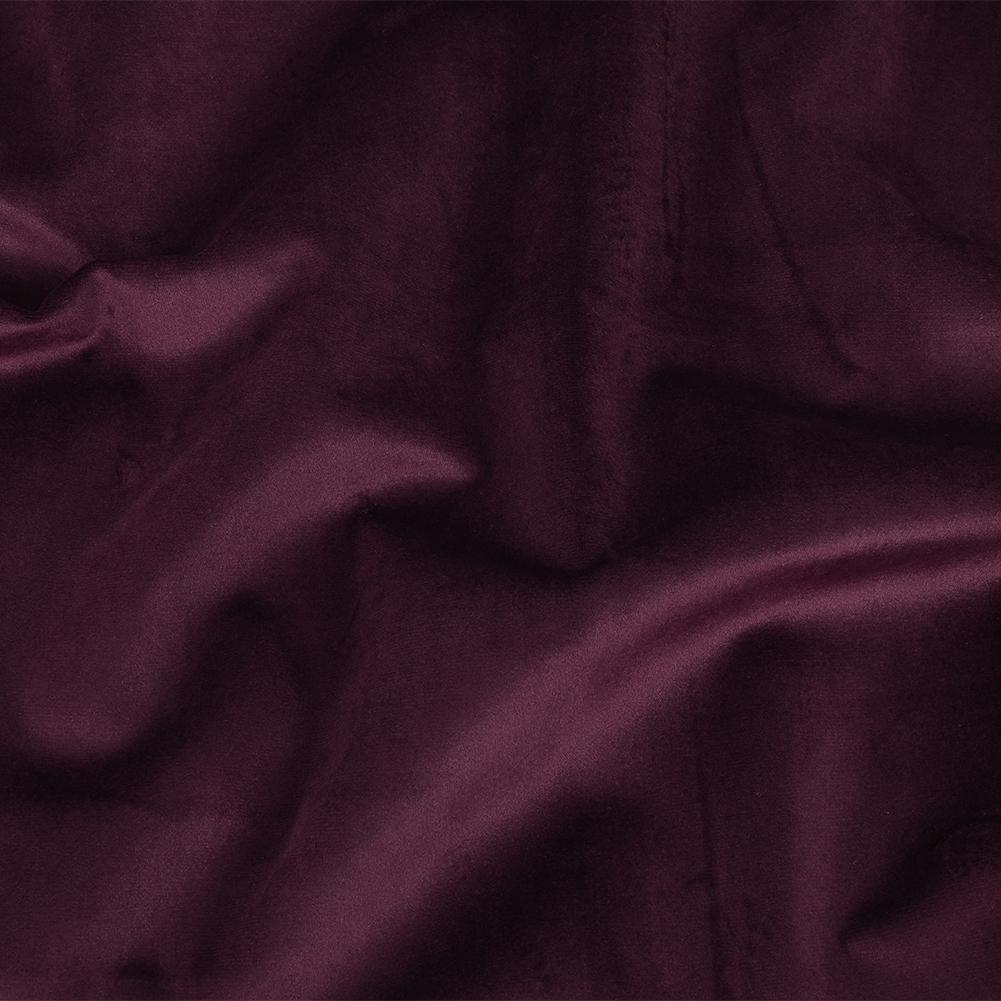 Polyester Drapery Velvet – Aubergine – British Imported Polyester Drapery Velvet – Aubergine – British Imported