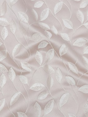 Satin-Faced Jacquard – Orchid Foliage – British Imported Satin-Faced Jacquard – Orchid Foliage – British Imported
