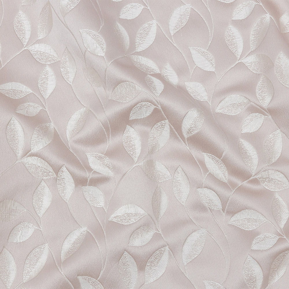 Satin-Faced Jacquard – Orchid Foliage – British Imported Satin-Faced Jacquard – Orchid Foliage – British Imported