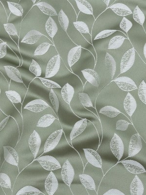 Satin-Faced Jacquard – Sage Foliage – British Imported Satin-Faced Jacquard – Sage Foliage – British Imported