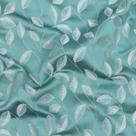 Satin-Faced Jacquard – Spa Foliage – British Imported Satin-Faced Jacquard – Spa Foliage – British Imported