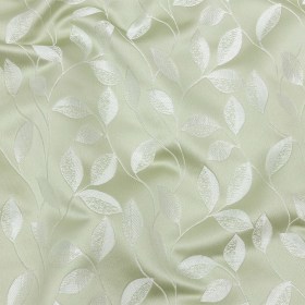 Satin-Faced Jacquard – Willow Foliage – British Imported Satin-Faced Jacquard – Willow Foliage – British Imported