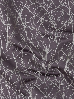 Polyester Jacquard – Amethyst Wintry Branches – British Imported Polyester Jacquard – Amethyst Wintry Branches – British Imported