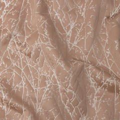 Polyester Jacquard – Blush Wintry Branches – British Imported Polyester Jacquard – Blush Wintry Branches – British Imported