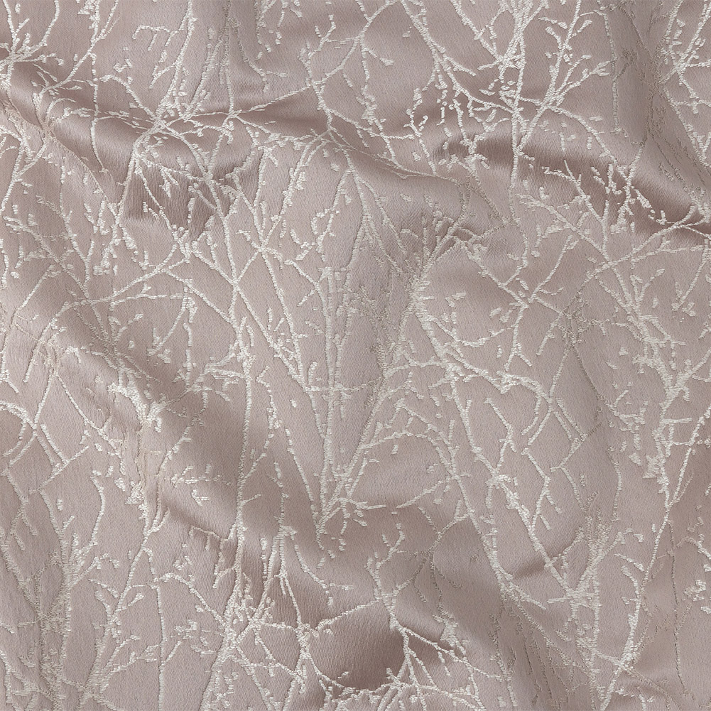 Polyester Jacquard – Lavender Wintry Branches – British Imported Polyester Jacquard – Lavender Wintry Branches – British Imported