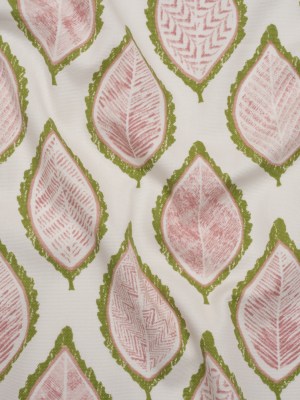 Cotton Canvas Print – Pear Textured Leaves – British Imported Cotton Canvas Print – Pear Textured Leaves – British Imported