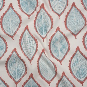 Cotton Canvas Print – Strawberry Textured Leaves – British Imported Cotton Canvas Print – Strawberry Textured Leaves – British Imported