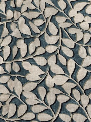 Cotton Canvas Print – Ink Leaf Shapes – British Imported Cotton Canvas Print – Ink Leaf Shapes – British Imported