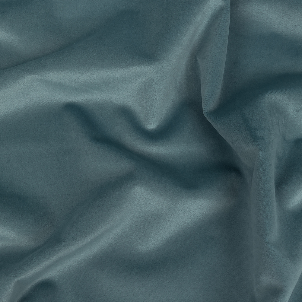 Polyester Drapery Velvet – Sky – British Imported Polyester Drapery Velvet – Sky – British Imported