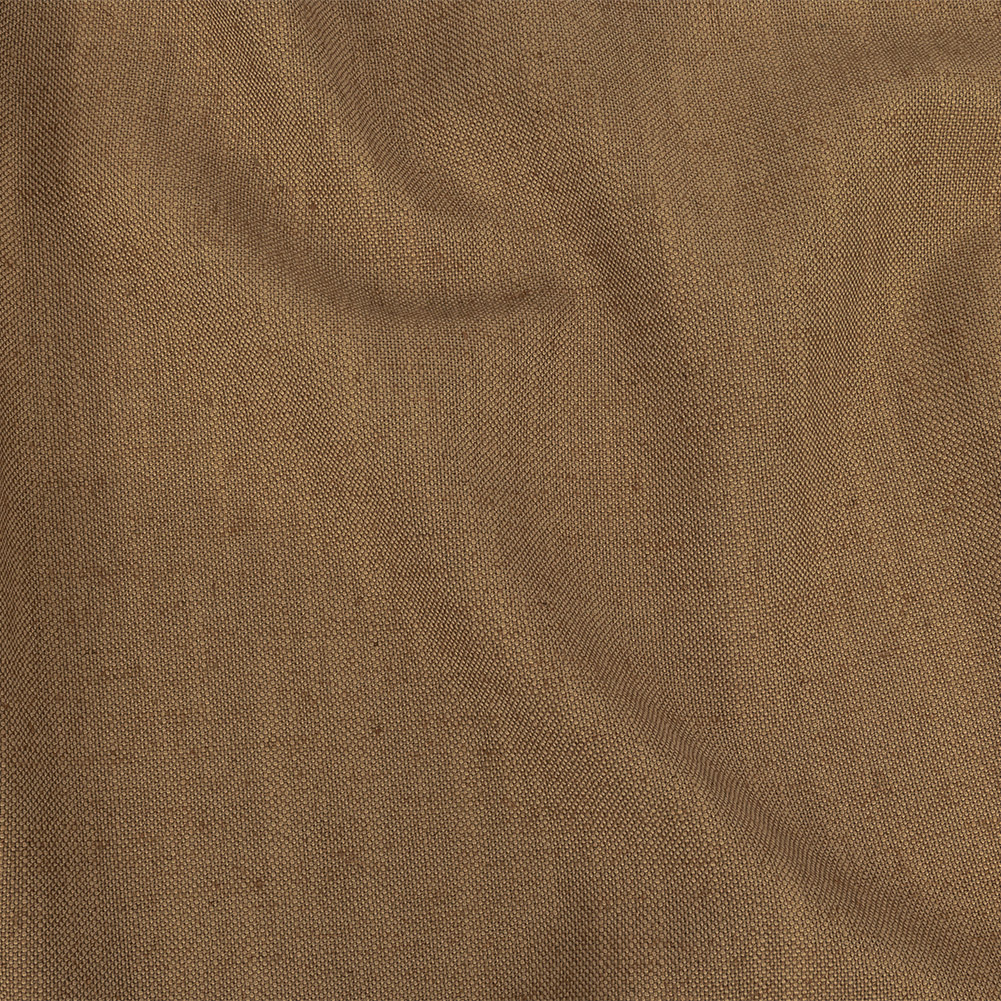 Polyester, Viscose and Linen Woven – Caramel – British Imported Polyester, Viscose and Linen Woven – Caramel – British Imported
