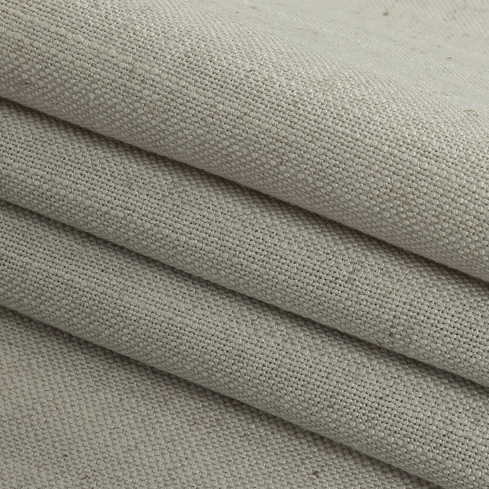 Polyester, Viscose and Linen Woven – Ivory – British Imported Polyester, Viscose and Linen Woven – Ivory – British Imported