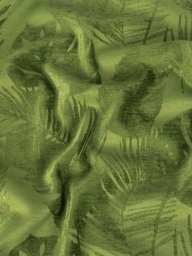 Polyester Chenille – Kiwi Leaves – British Imported Polyester Chenille – Kiwi Leaves – British Imported