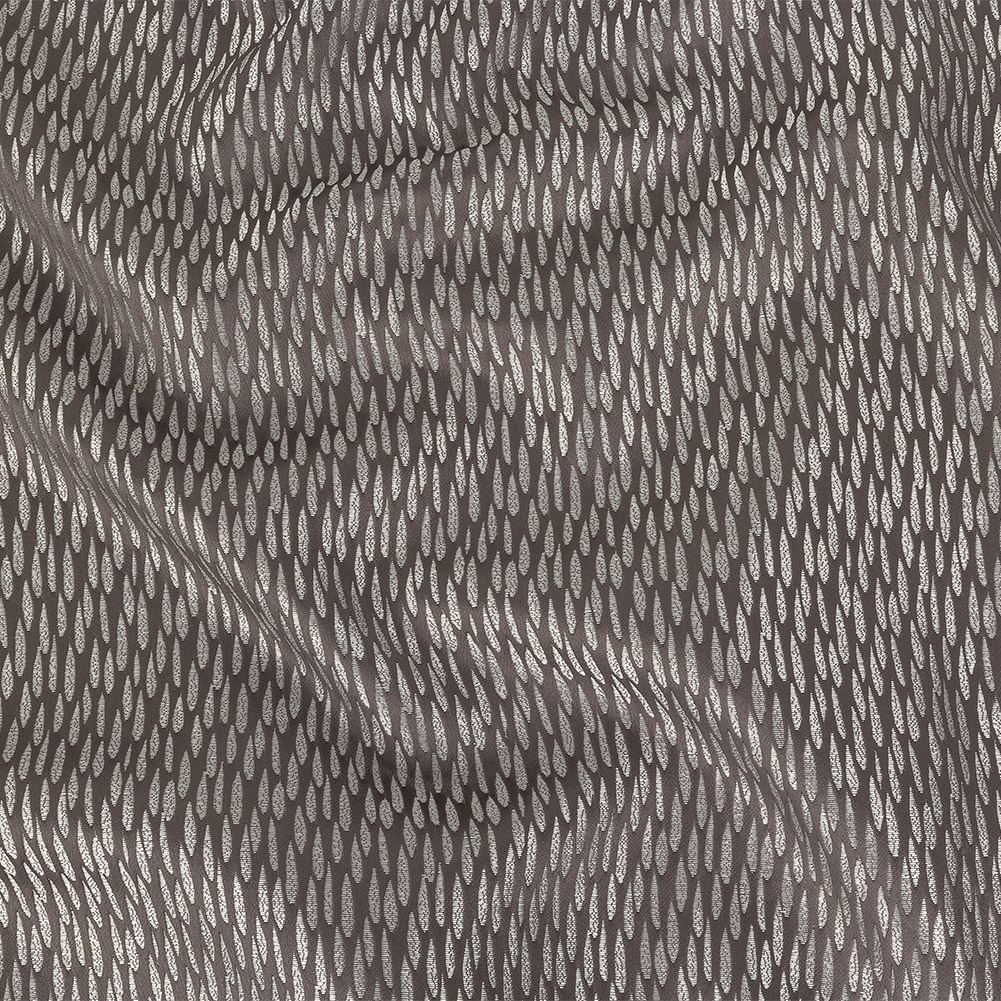 Luminous Drapery Jacquard – Charcoal Raindrops – British Imported Luminous Drapery Jacquard – Charcoal Raindrops – British Imported