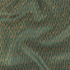 Luminous Drapery Jacquard – Emerald Raindrops – British Imported Luminous Drapery Jacquard – Emerald Raindrops – British Imported