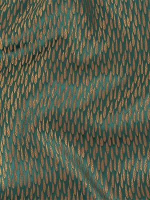 Luminous Drapery Jacquard – Emerald Raindrops – British Imported Luminous Drapery Jacquard – Emerald Raindrops – British Imported