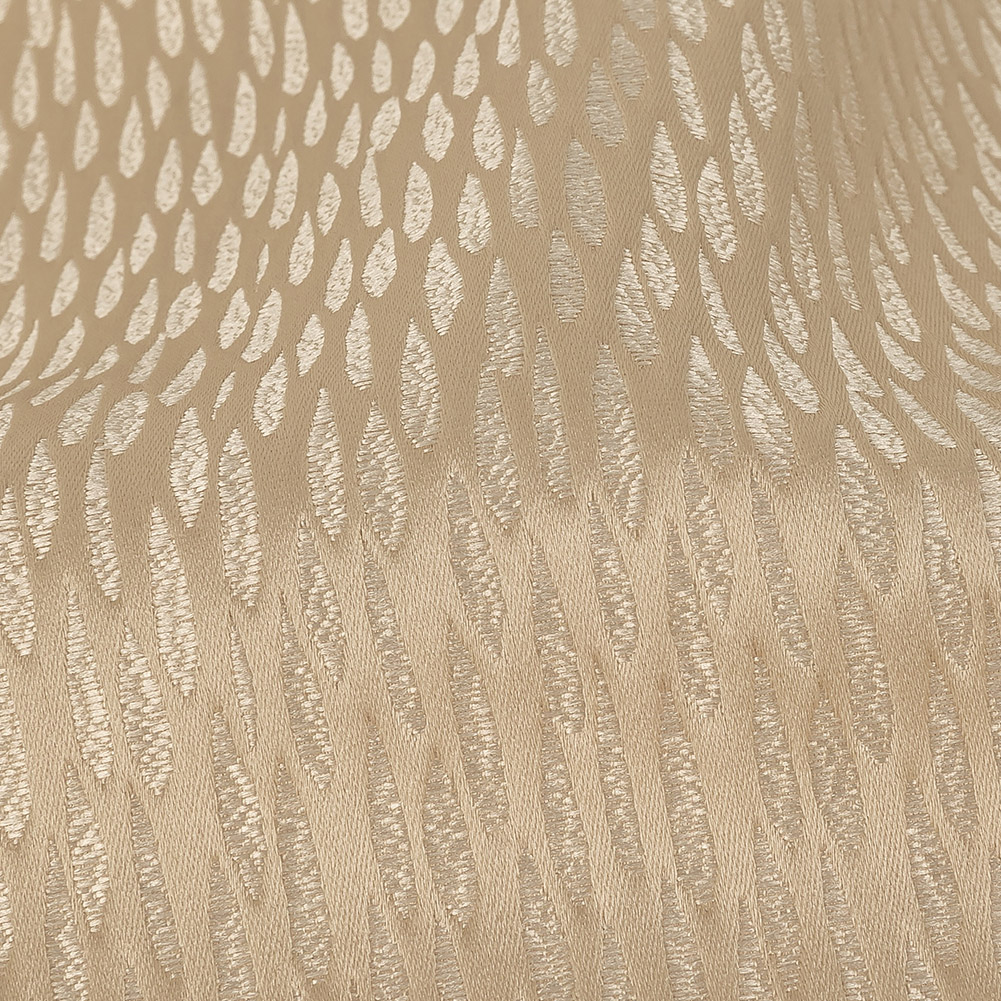 Luminous Drapery Jacquard – Wheat Raindrops – British Imported Luminous Drapery Jacquard – Wheat Raindrops – British Imported