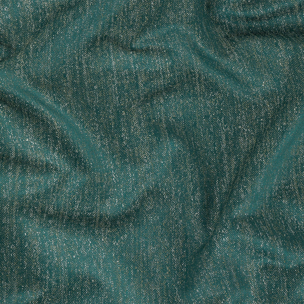 Metallic Drapery Woven – Emerald – British Imported Metallic Drapery Woven – Emerald – British Imported