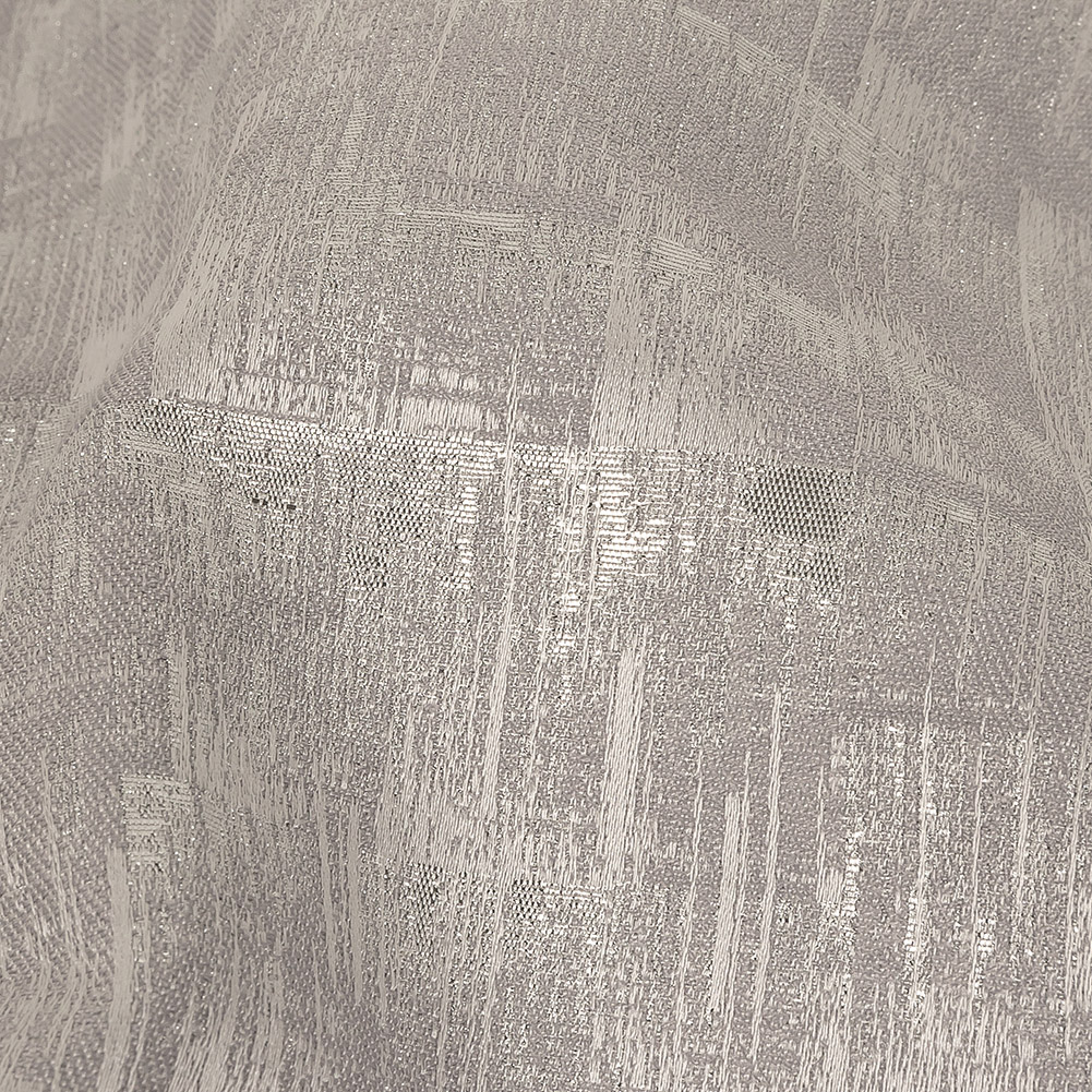 Metallic Drapery Woven – Silver Ikat – British Imported Metallic Drapery Woven – Silver Ikat – British Imported