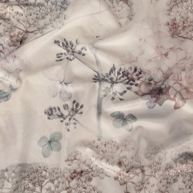 Polyester Knit Microvelvet – Blush Floral – British Imported Polyester Knit Microvelvet – Blush Floral – British Imported