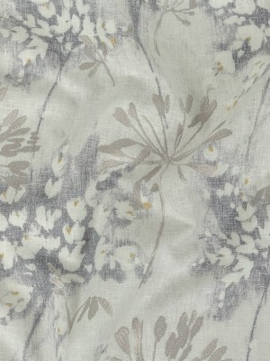Printed and Embroidered Drapery Canvas – Pebble Floral – British Imported Printed and Embroidered Drapery Canvas – Pebble Floral – British Imported