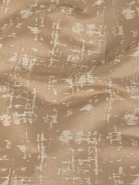 Satin-Faced Drapery Jacquard – Caramel Abstract – British Imported Satin-Faced Drapery Jacquard – Caramel Abstract – British Imported