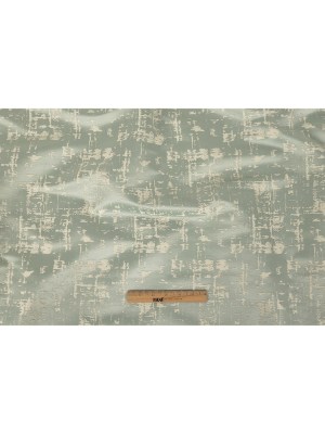 Satin-Faced Drapery Jacquard – Seafoam Abstract – British Imported Satin-Faced Drapery Jacquard – Seafoam Abstract – British Imported
