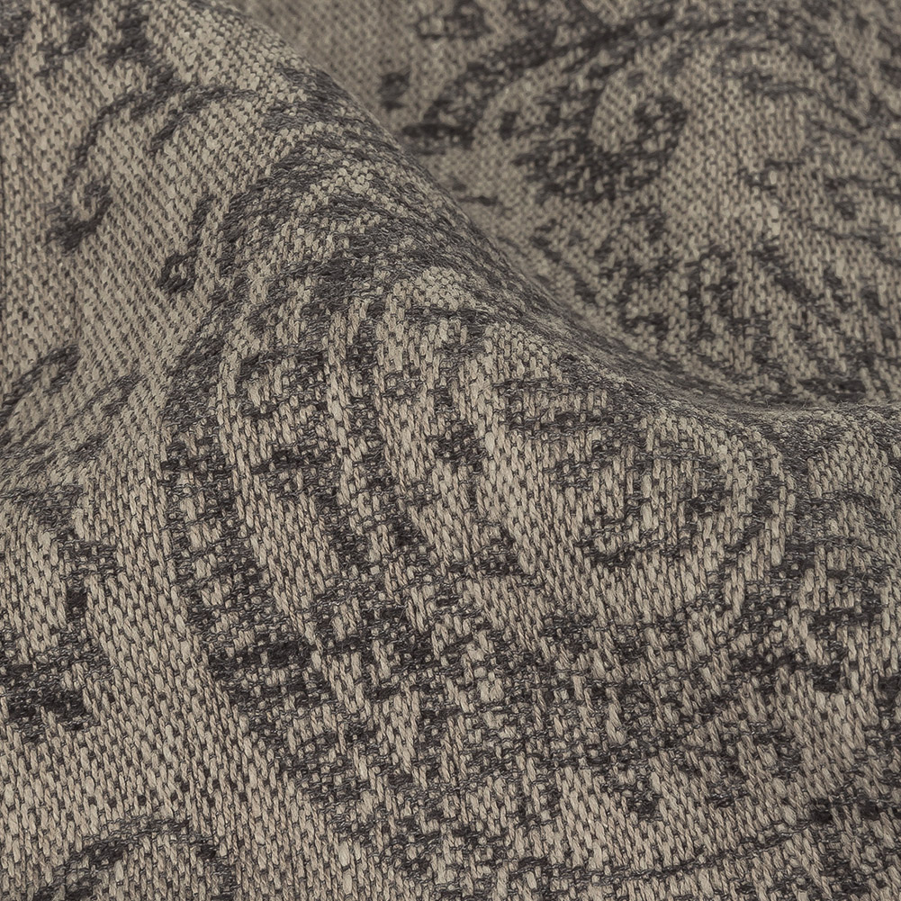Drapery Jacquard – Graphite Damask – British Imported Drapery Jacquard – Graphite Damask – British Imported
