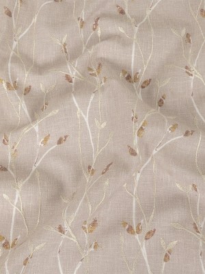 Printed and Embroidered Drapery Woven – Dusky Pink Branches – British Imported Printed and Embroidered Drapery Woven – Dusky Pink Branches – British Imported
