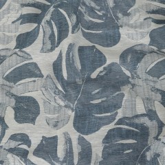 Drapery Jacquard – Ink Monstera Leaves – British Imported Drapery Jacquard – Ink Monstera Leaves – British Imported