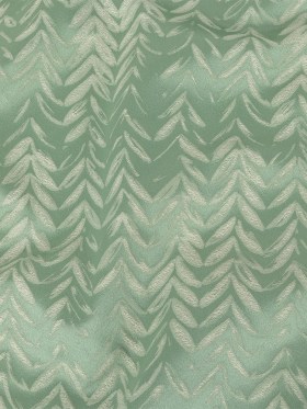 Satin-Faced Drapery Jacquard – Spa Chevron Leaves – British Imported Satin-Faced Drapery Jacquard – Spa Chevron Leaves – British Imported