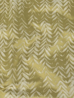 Satin-Faced Drapery Jacquard – Zest Chevron Leaves – British Imported Satin-Faced Drapery Jacquard – Zest Chevron Leaves – British Imported