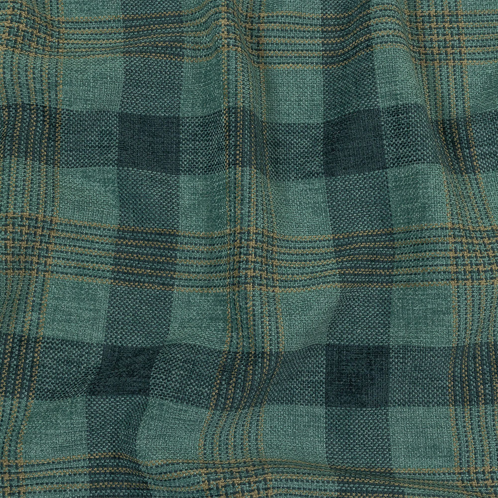 Polyester Chenille – Spa Plaid – British Imported Polyester Chenille – Spa Plaid – British Imported