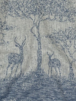 Drapery Jacquard Panel – Danube Antelope in the Wild – British Imported Drapery Jacquard Panel – Danube Antelope in the Wild – British Imported