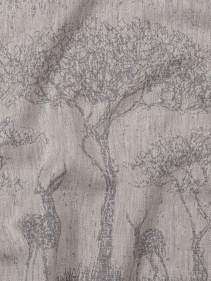 Drapery Jacquard Panel – Haze Antelope in the Wild – British Imported Drapery Jacquard Panel – Haze Antelope in the Wild – British Imported