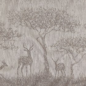 Drapery Jacquard Panel – Pebble Antelope in the Wild – British Imported Drapery Jacquard Panel – Pebble Antelope in the Wild – British Imported
