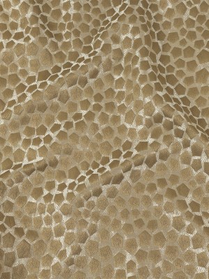 British Imported Gold Satin-Faced Pentagonal Drapery Jacquard British Imported Gold Satin-Faced Pentagonal Drapery Jacquard