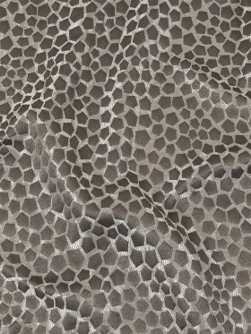 British Imported Graphite Satin-Faced Pentagonal Drapery Jacquard British Imported Graphite Satin-Faced Pentagonal Drapery Jacquard