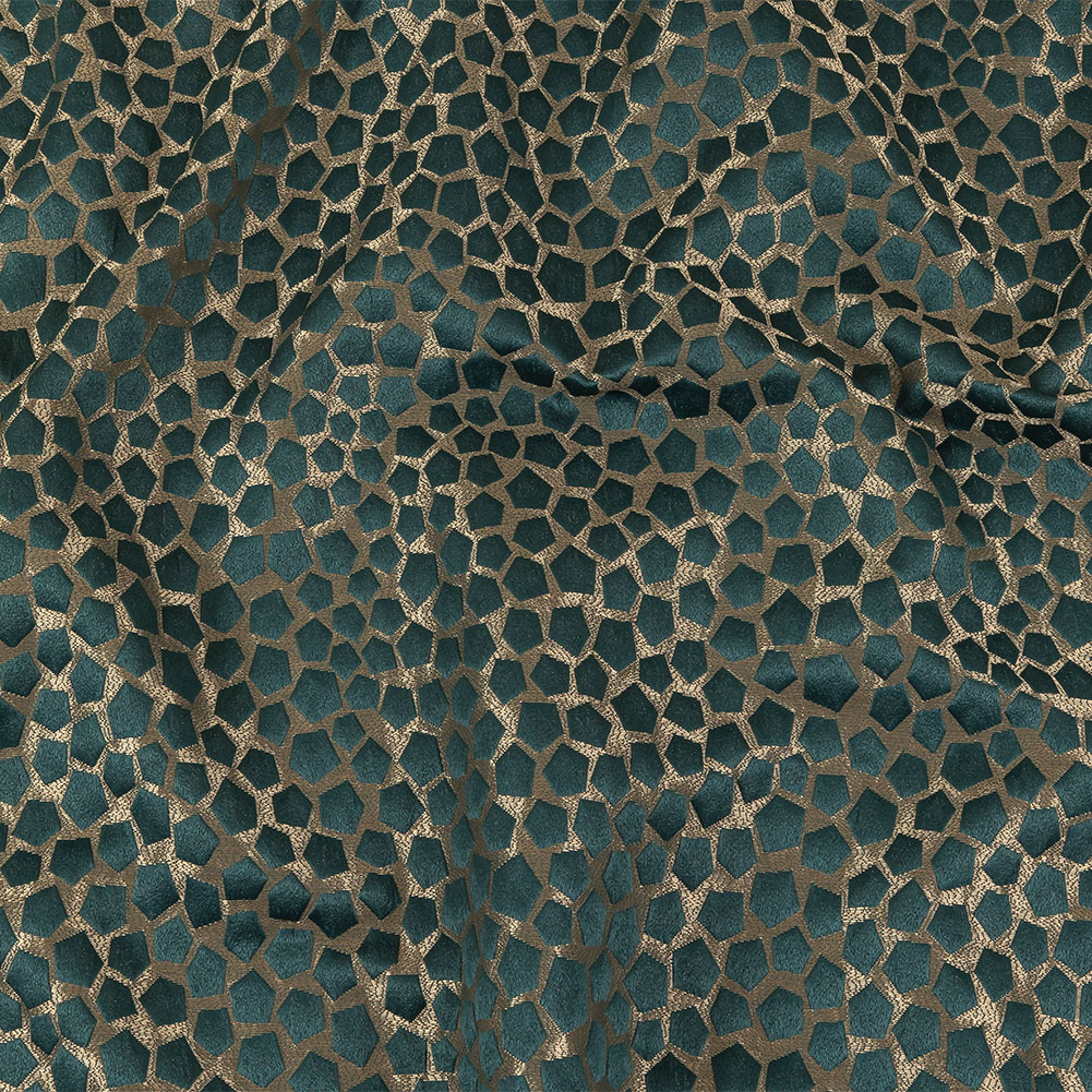 British Imported Peacock Satin-Faced Pentagonal Drapery Jacquard British Imported Peacock Satin-Faced Pentagonal Drapery Jacquard