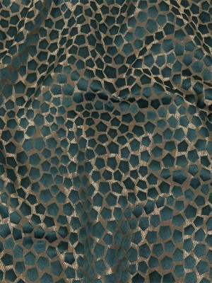 British Imported Peacock Satin-Faced Pentagonal Drapery Jacquard British Imported Peacock Satin-Faced Pentagonal Drapery Jacquard