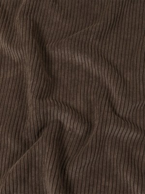 Plush Ribbed Velvet – Bark – British Imported Plush Ribbed Velvet – Bark – British Imported